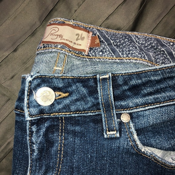 Paige Boot Cut Jeans Skyline Ankle Peg - Picture 3 of 3